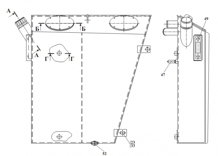 Бак гидравлический 2661-01(1)