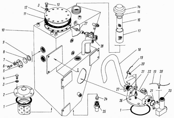 Бак масляный 342B(1)