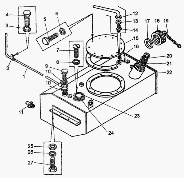 Бак топливный 327(1)