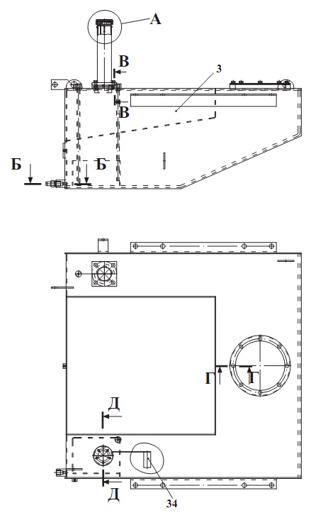 Бак топливный 332В, В4,С4-02(2)