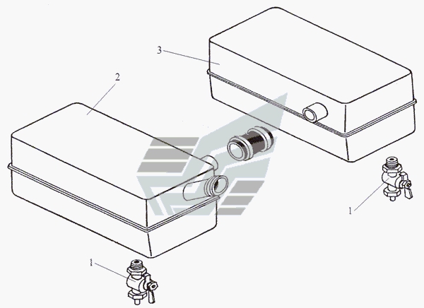 Бак топливный 702, 702А, 702А-01, 702B