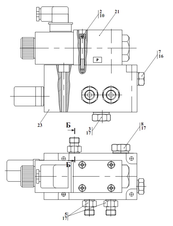 Блок гидроаппаратов 2551(1)