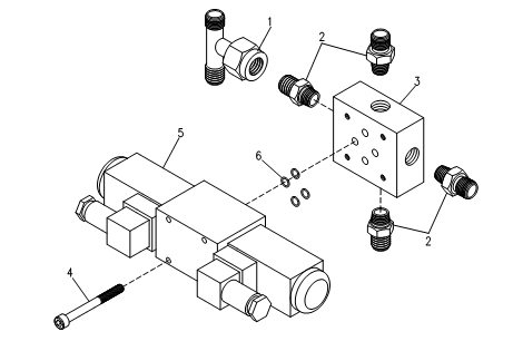 Блок гидрораспределителя