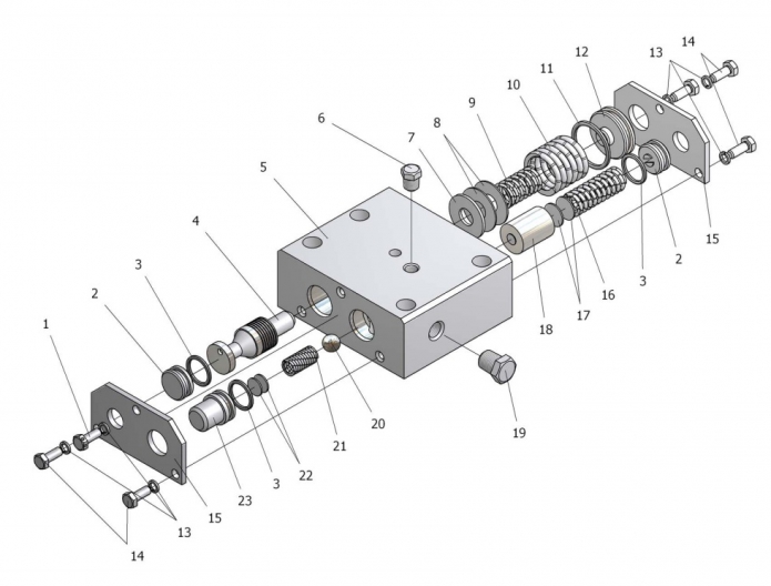 Блок клапанов 2661-01(1)