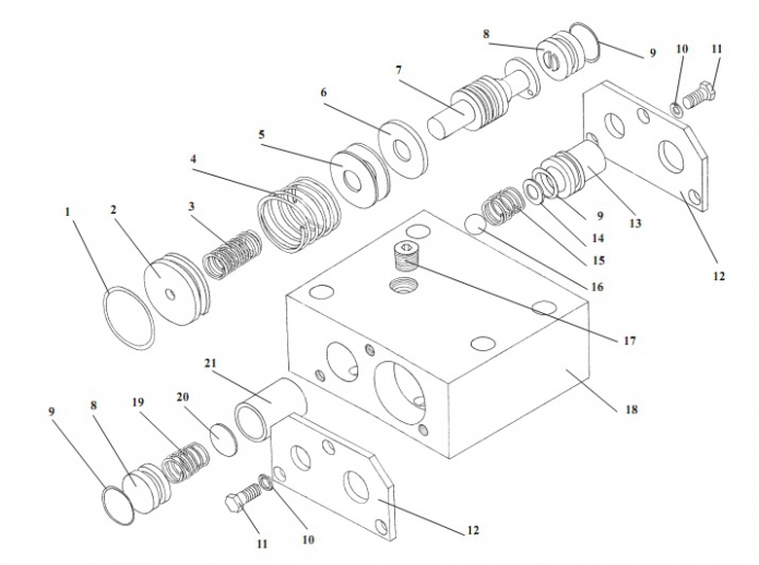 Блок клапанов 352С(1)
