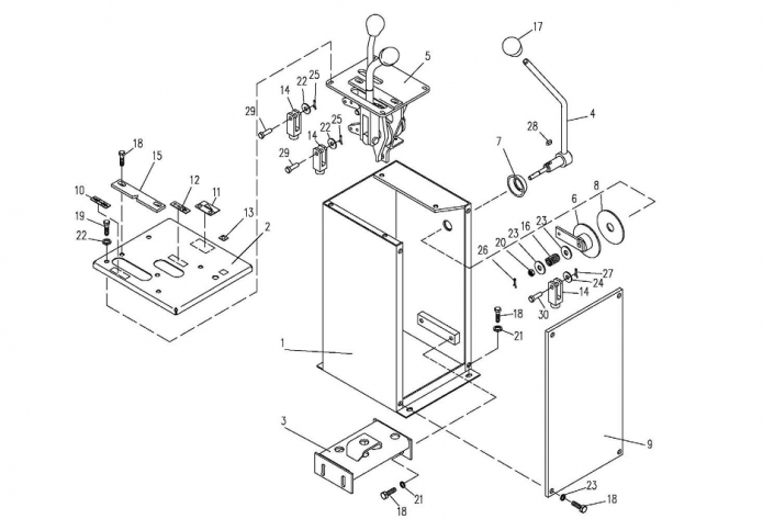 Блок управления 6712А(1)