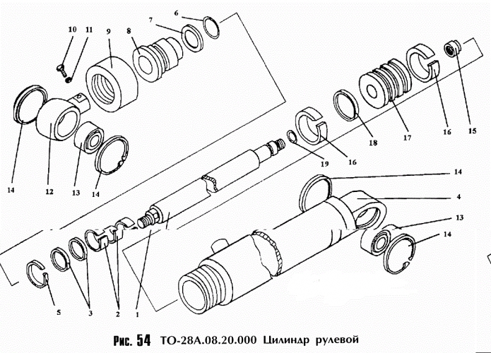 Цилиндр рулевой 342c(1)
