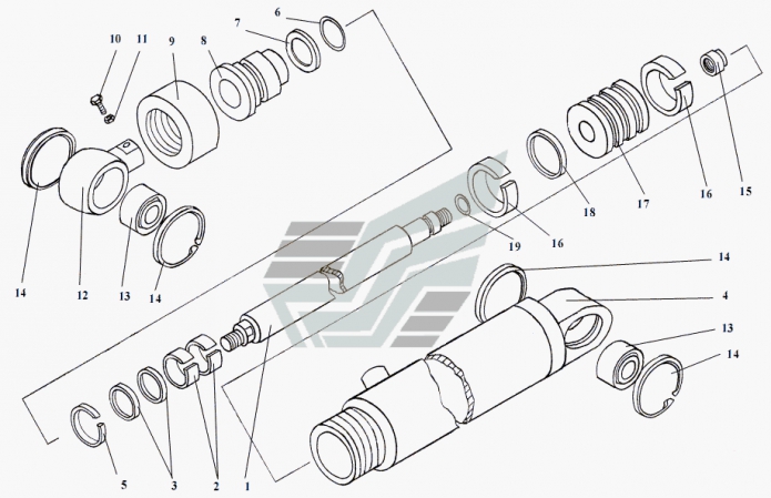 Цилиндр рулевой 351(1)