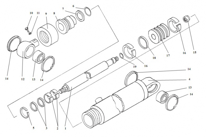 Цилиндр рулевой 352С(1)