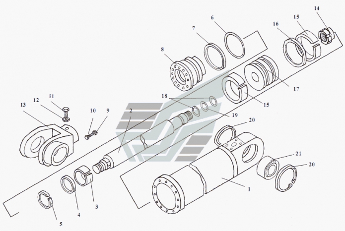 Цилиндр стреловой 351(1)