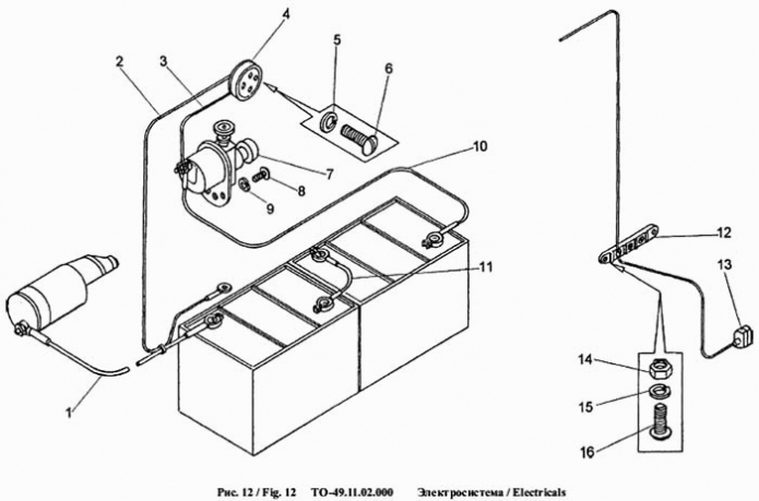 Электросистема 702b (ТО-49-40)