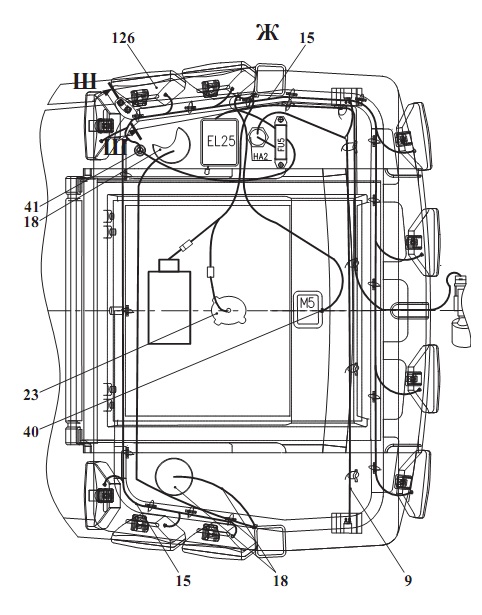 Электросистема кабины 2661-01(21)