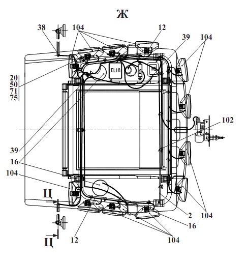 Электросистема кабины 2661-01(8)