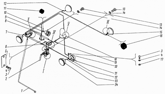 Электросистема кабины 342B(1)