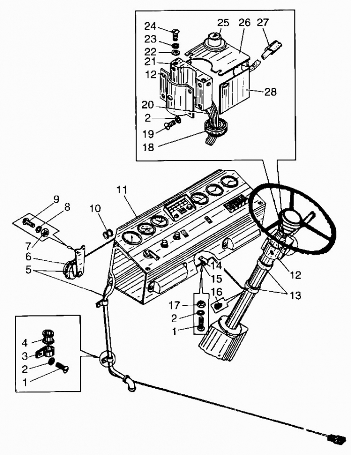 Электросистема подкабинника 333(1)