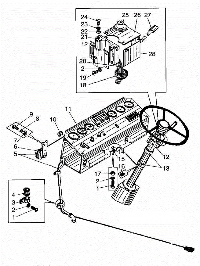 Электросистема подкабинника 342(1)