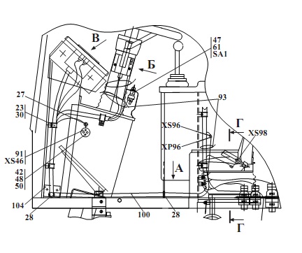 Электросистема подкабинника 371(1)