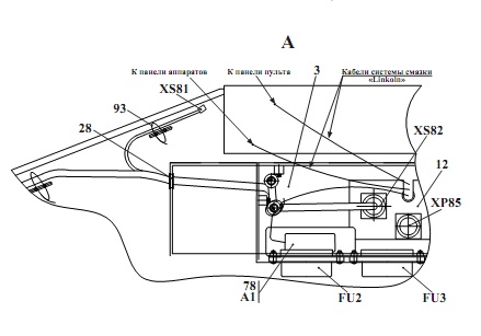 Электросистема подкабинника 371(3)