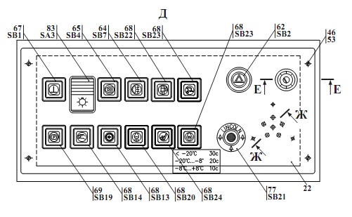 Электросистема подкабинника 371(5)