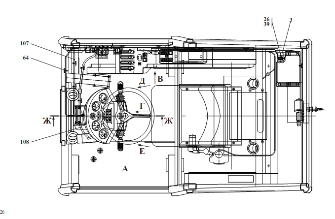Электросистема подкабинника 527(2)