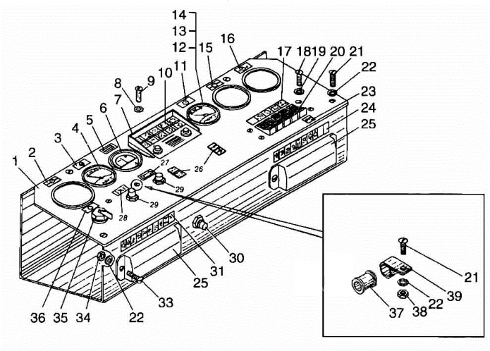 Электросистема пульта 342(1)