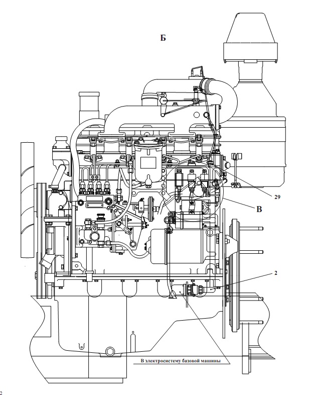 Электросистема силовой установки 527(3)