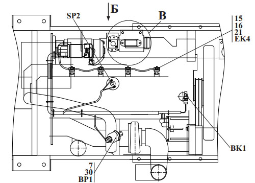 Электросистема силовой установки