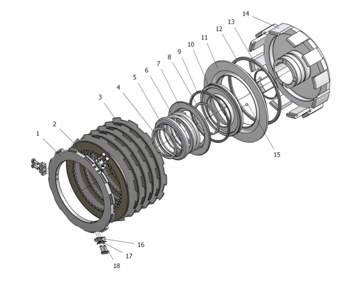Фрикцион 332В, В4,С4-02(2)