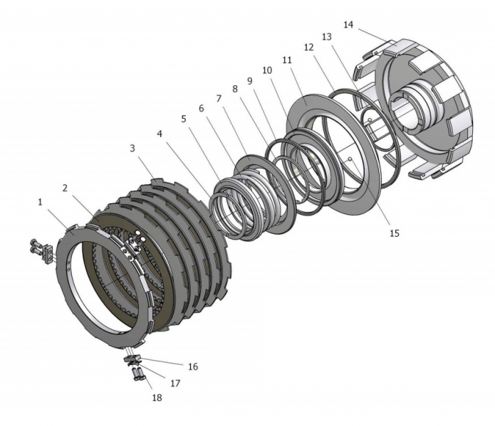 Фрикцион 342В, В4, В4-01, С4, С4-01, Р(2)