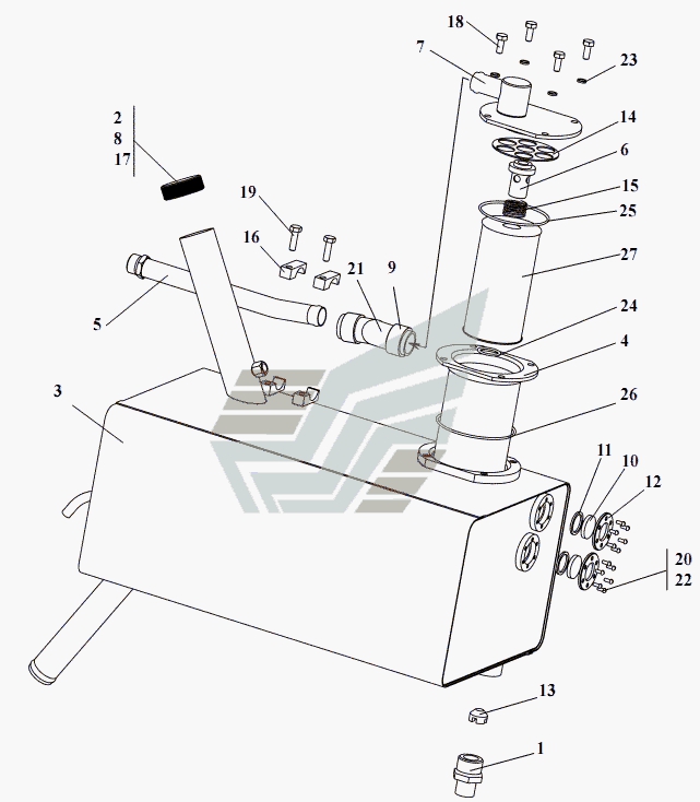 Гидробак 702, 702А, 702А-01, 702B