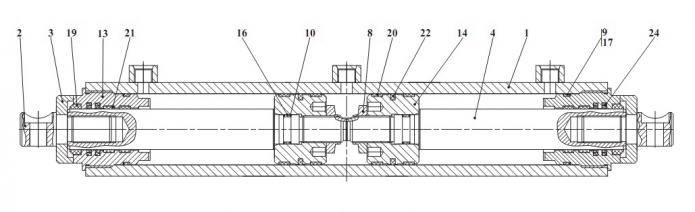 Гидроцилиндр 342В, В4, В4-01, С4, С4-01, Р(4)