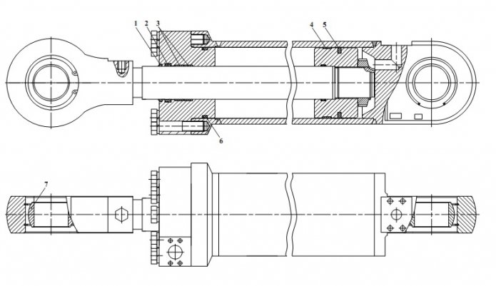 Гидроцилиндр 371(3)