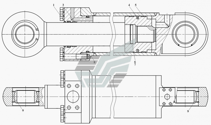Гидроцилиндр 371a(1)