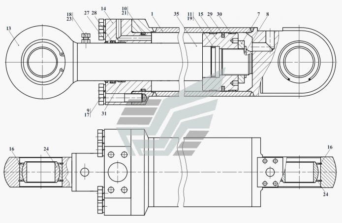 Гидроцилиндр 371a(2)