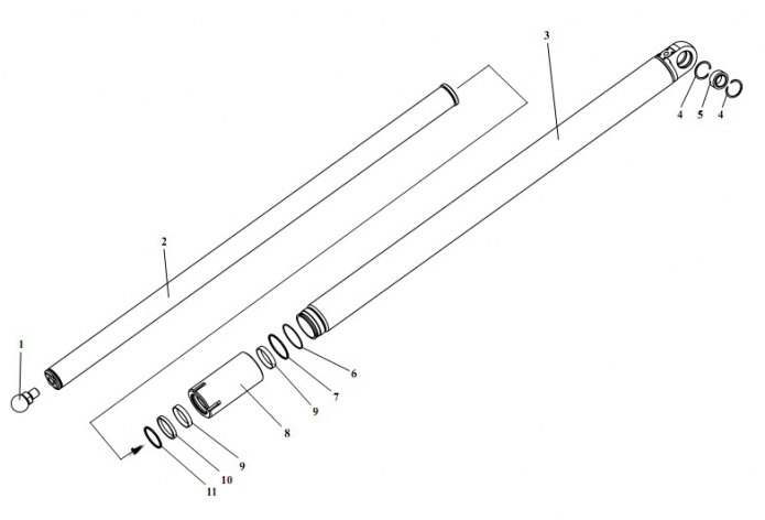 Гидроцилиндр 451А(1)