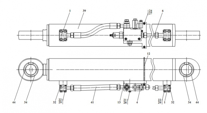 Гидроцилиндр 527(2)