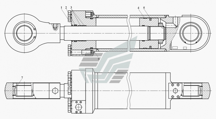 Гидроцилиндр ЦГ 371a(1)