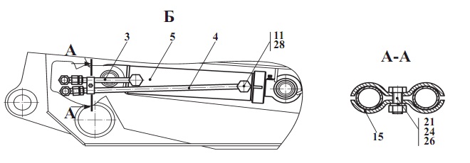 Гидросистема 342В, В4, В4-01, С4, С4-01, Р(2)