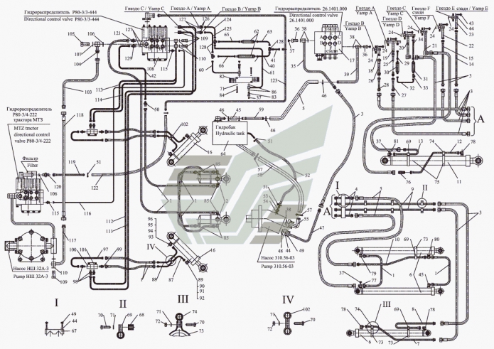Гидросистема 702, 702А, 702А-01, 702B (1)