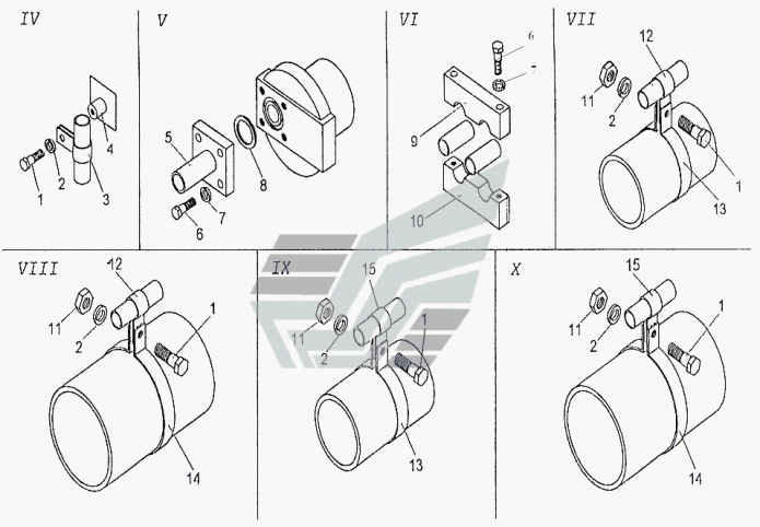 Гидросистема 702, 702А, 702А-01, 702B (4)