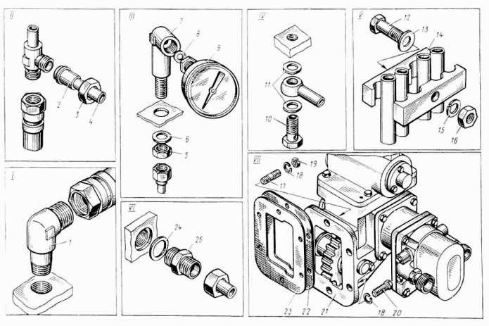 Гидросистема 9531 (ДЭ-226) (2)