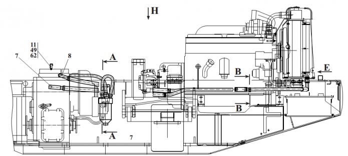 Гидросистема гидромеханической передачи