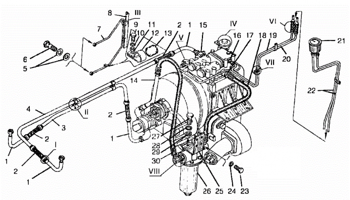 Гидросистема ГМП 342(1)