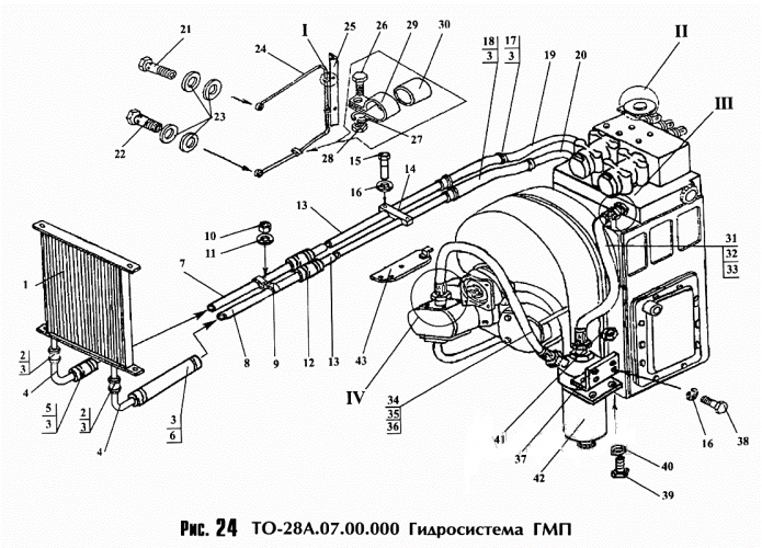 Гидросистема ГМП 342с(1)