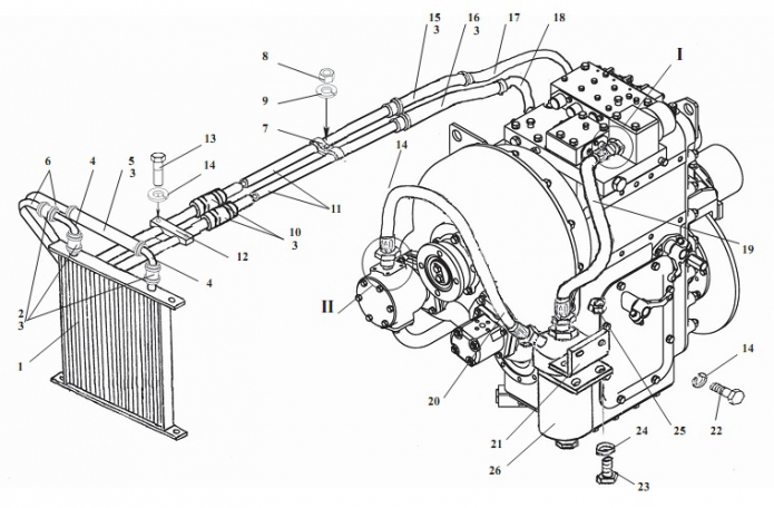 Гидросистема ГМП 352С(2)