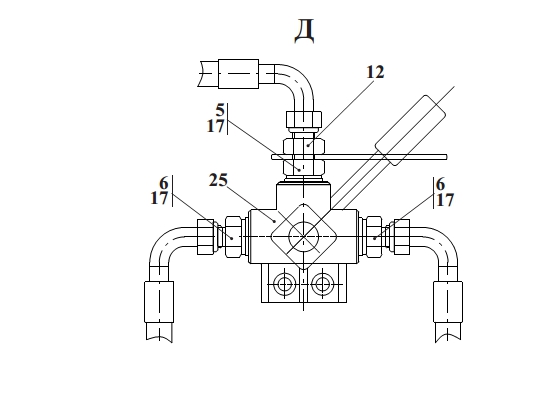 Гидросистема подъёма кабины 2243В(1)