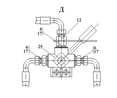 Гидросистема подъёма кабины 2661-01(2)
