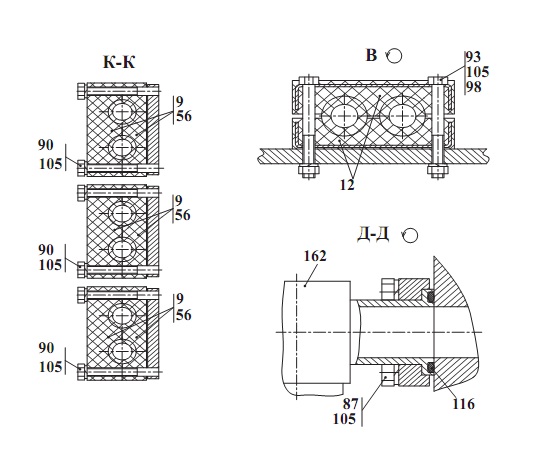 Гидросистема погрузочного оборудования 342В, В4, В4-01, С4, С4-01, Р(4)