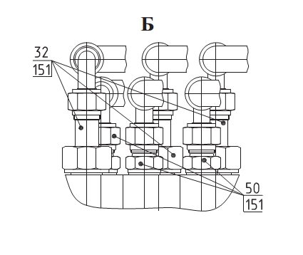 Гидросистема рабочего оборудования 2243В(1)