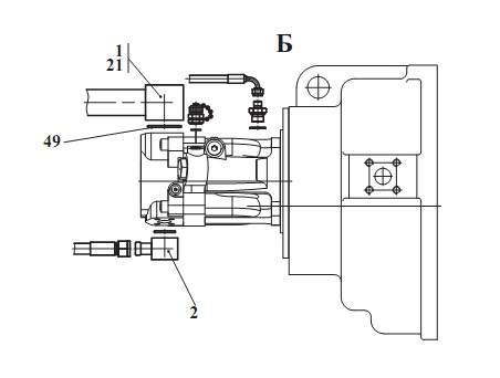 Гидросистема рабочего оборудования 2661-01(2)